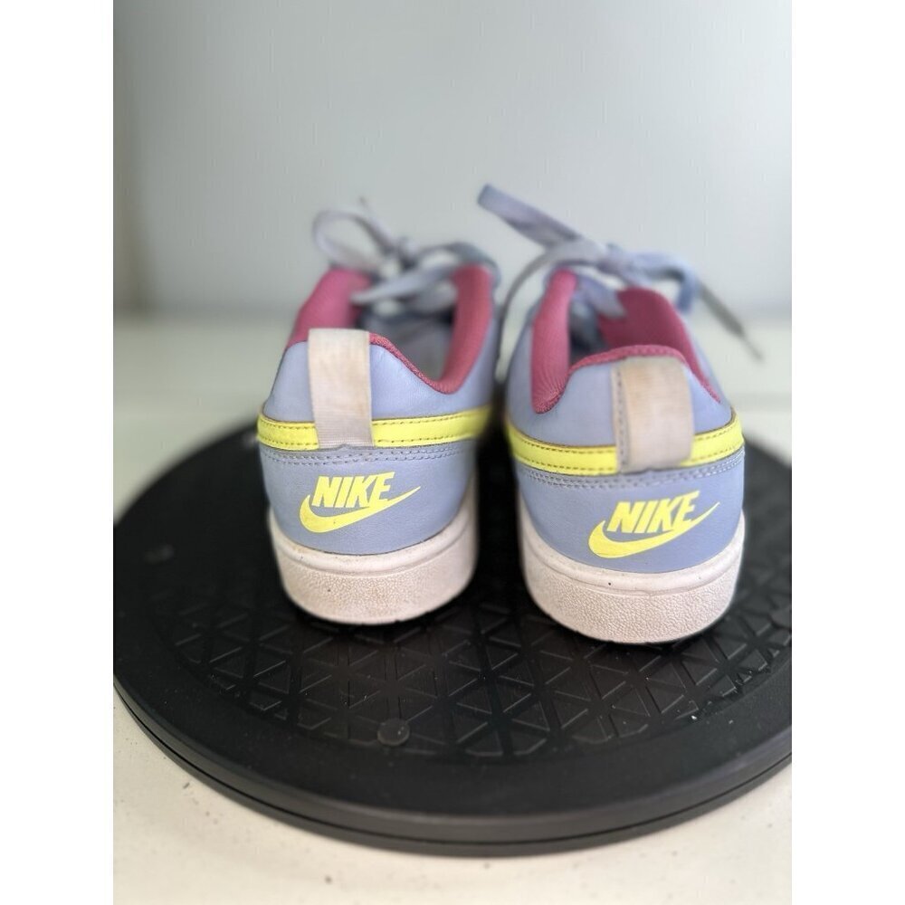 Nike Shoes 4Y Court Borough 2 Sneakers Multicolor Leather Casual BQ5448-405 - Picture 3 of 9